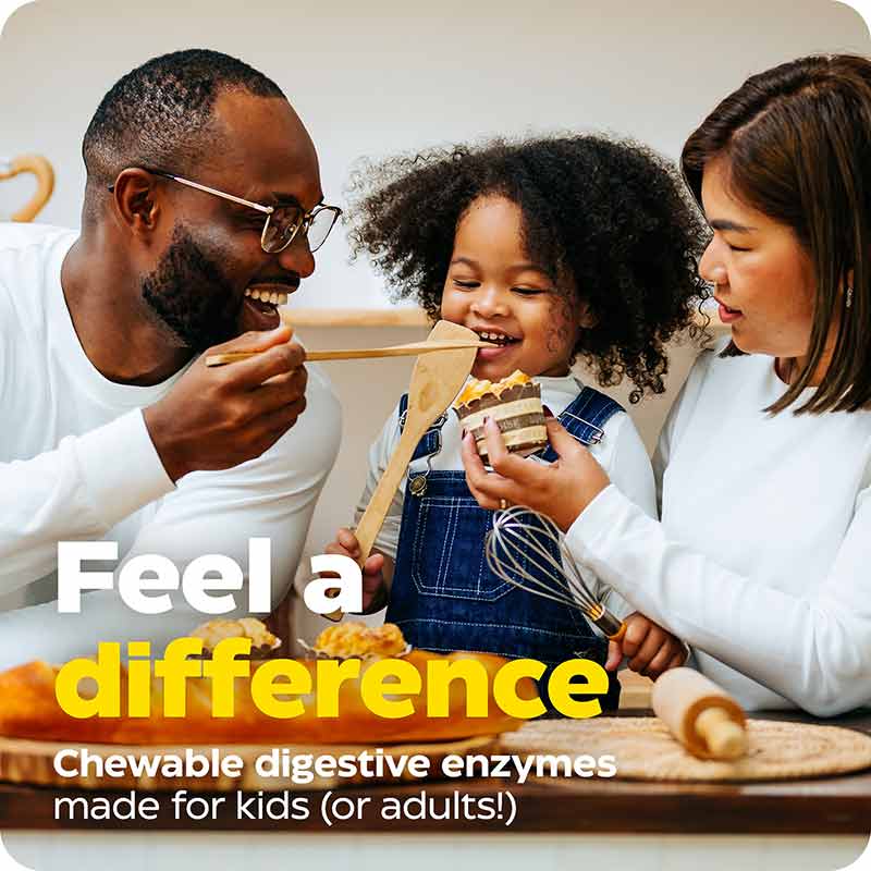 Chewable Kids Digest Fruit Punch Flavor, 90 Chewable Tablets, by Enzymedica, image #4