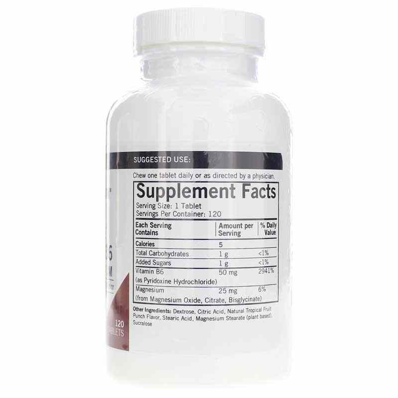 Chewable Vitamin B6 with Magnesium, by Kirkman, image #2