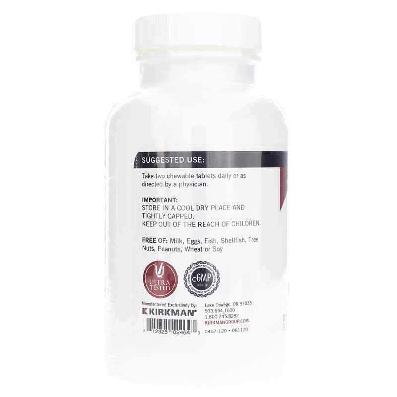 Children's Chewable Multi-Vitamin/Mineral with 5-MTHF, by Kirkman, image #3