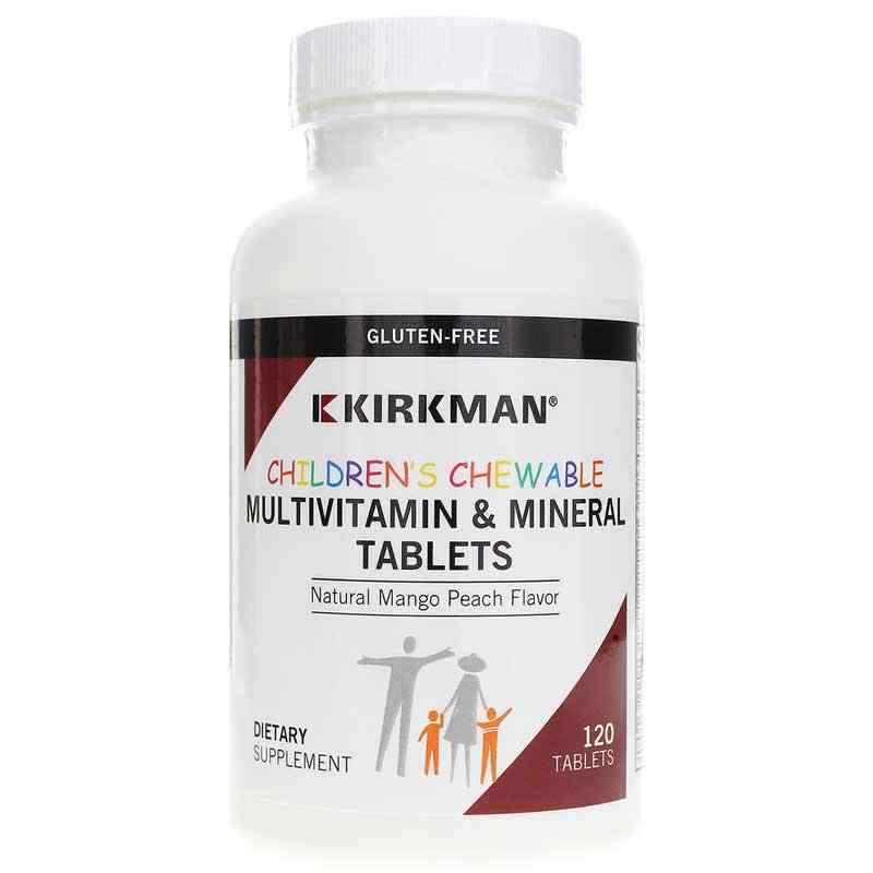 Children's Chewable Multi-Vitamin/Mineral, by Kirkman