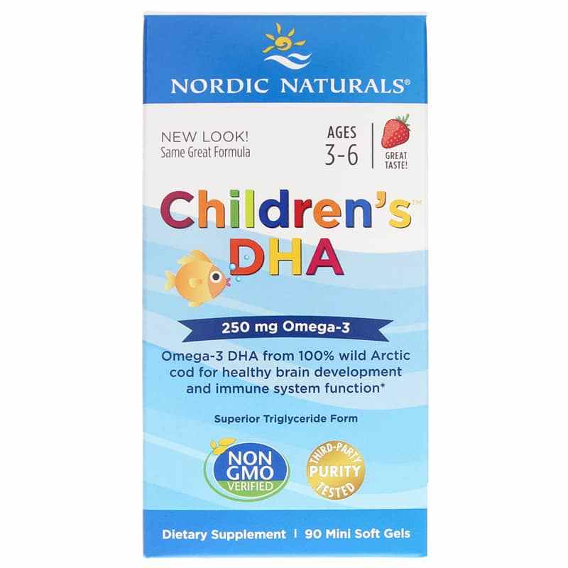 Children's DHA Strawberry, 90 Softgels, by Nordic Naturals