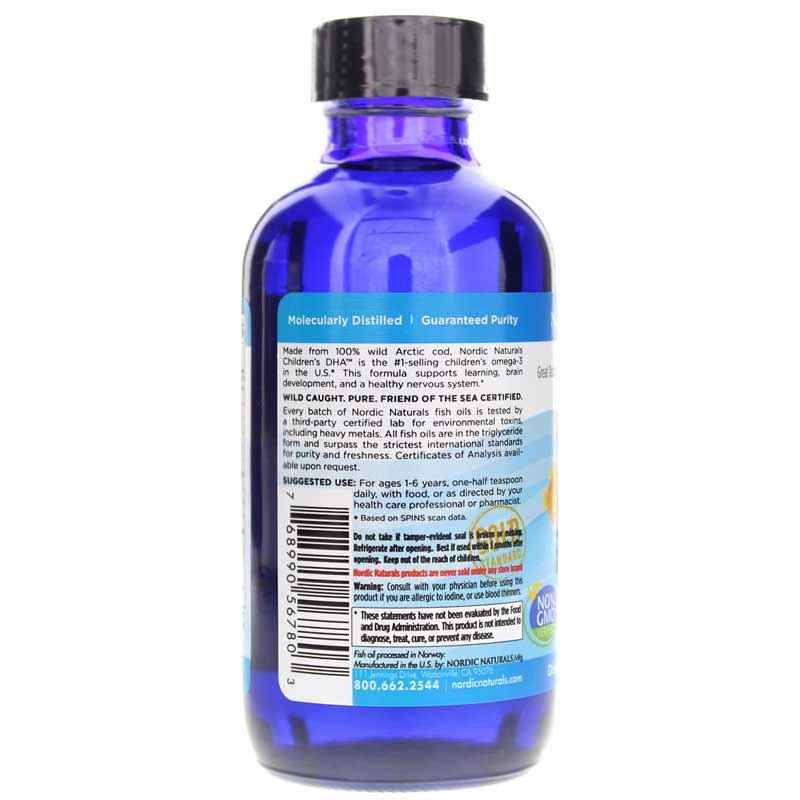 Children's DHA Strawberry Liquid, 4 Oz, by Nordic Naturals, image #3