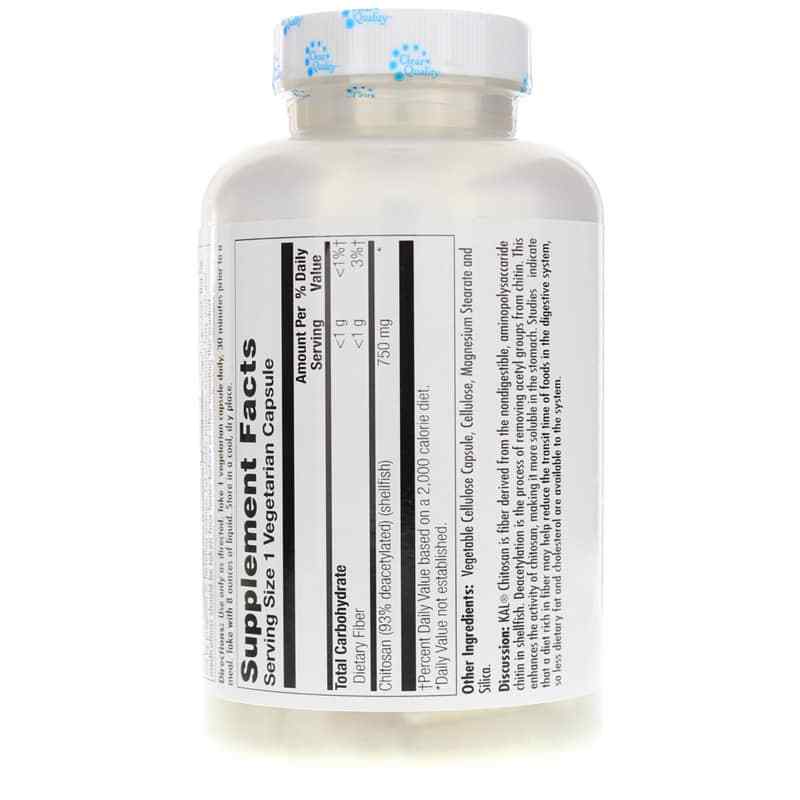 Chitosan 750 Mg Fiber Extract, by Kal, image #3