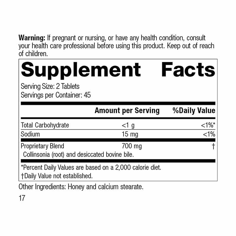 Cholacol, by Standard Process, image #2