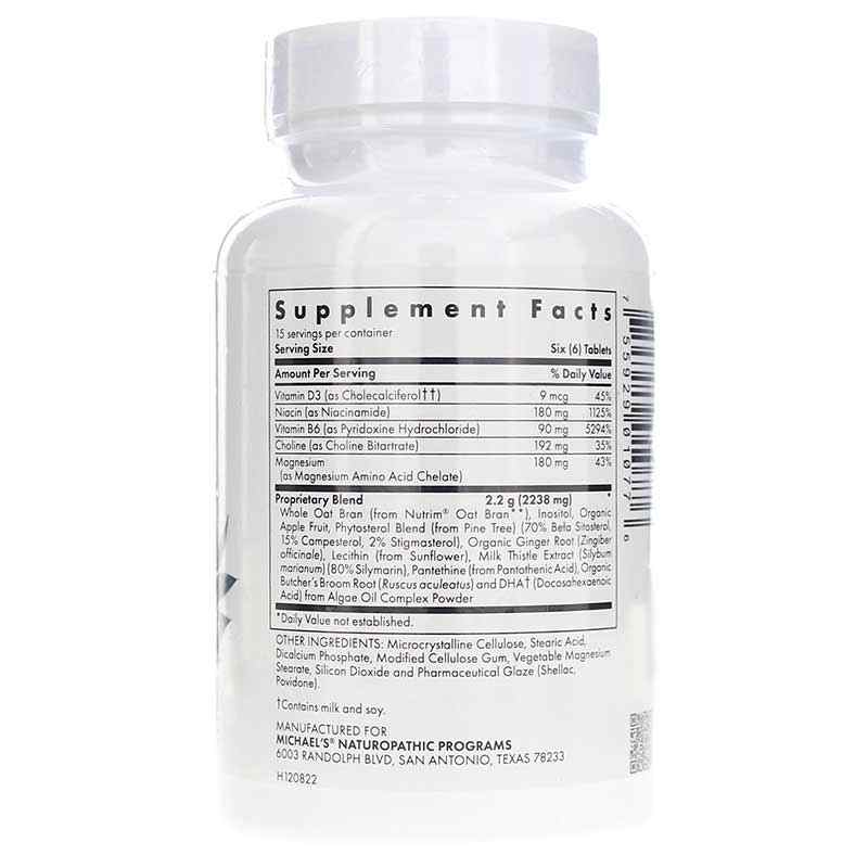 Cholesterol Metabolism Factors, 90 Tablets, by Michael's Health, image #2