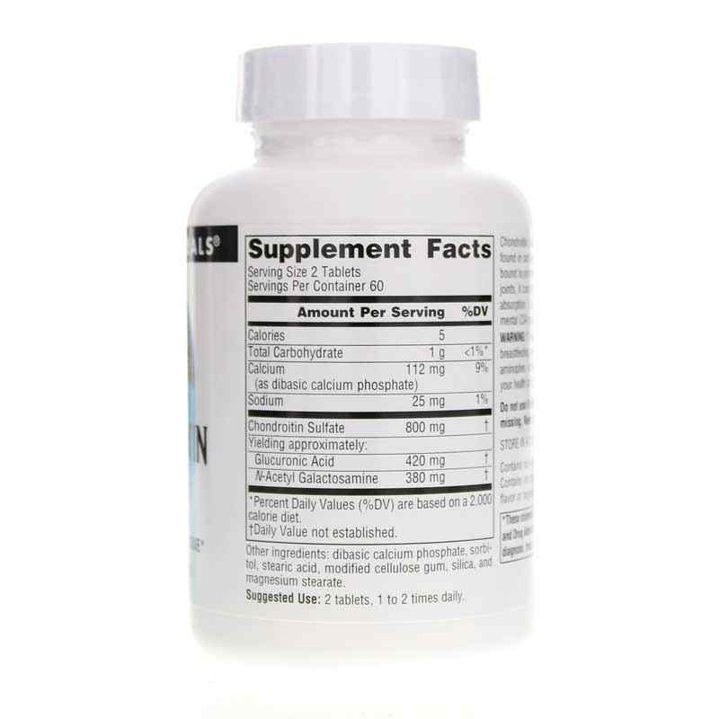 Chondroitin Sulfate 400 Mg, 120 Tablets, by Source Naturals, image #2