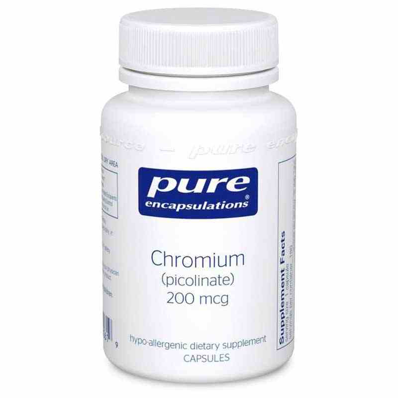 Chromium (picolinate) 200 Mcg, 60 Capsules, by Pure Encapsulations