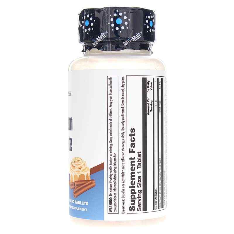 Chromium Picolinate 200 Mcg ActivMelt, Cinnamon Bun, 120 Tablets, by Kal, image #2