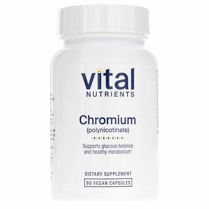 Chromium (polynicotinate) 200 Mcg, by Vital Nutrients