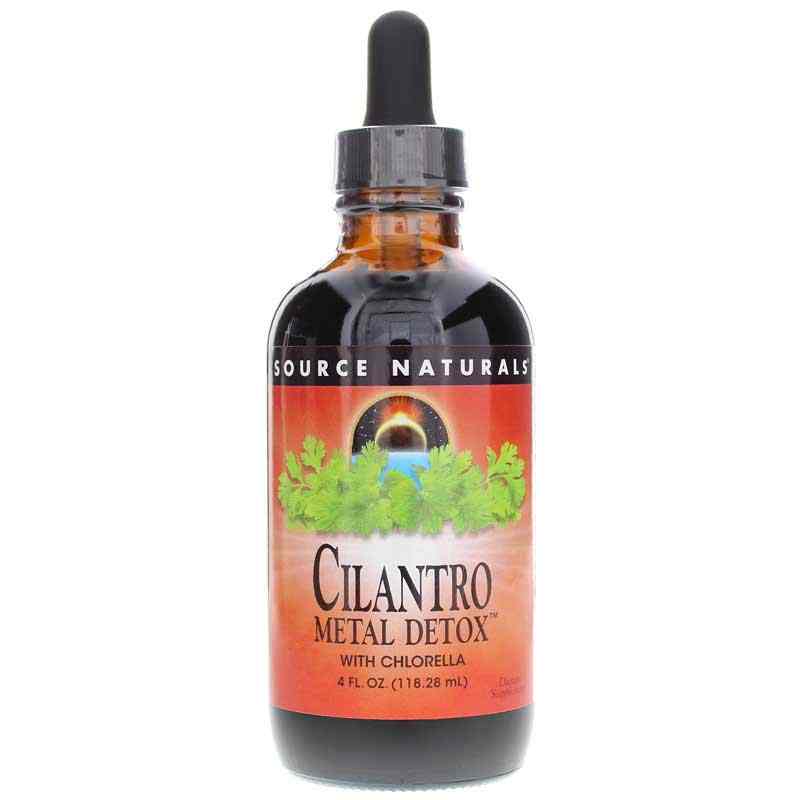 Cilantro Metal Detox with Chlorella, 4 Oz, by Source Naturals