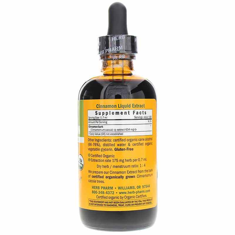 Cinnamon Extract, 4 Oz, by Herb Pharm, image #2