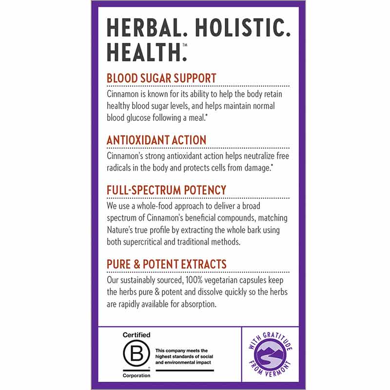 Cinnamon Force, 30 Veg Capsules, by New Chapter, image #4