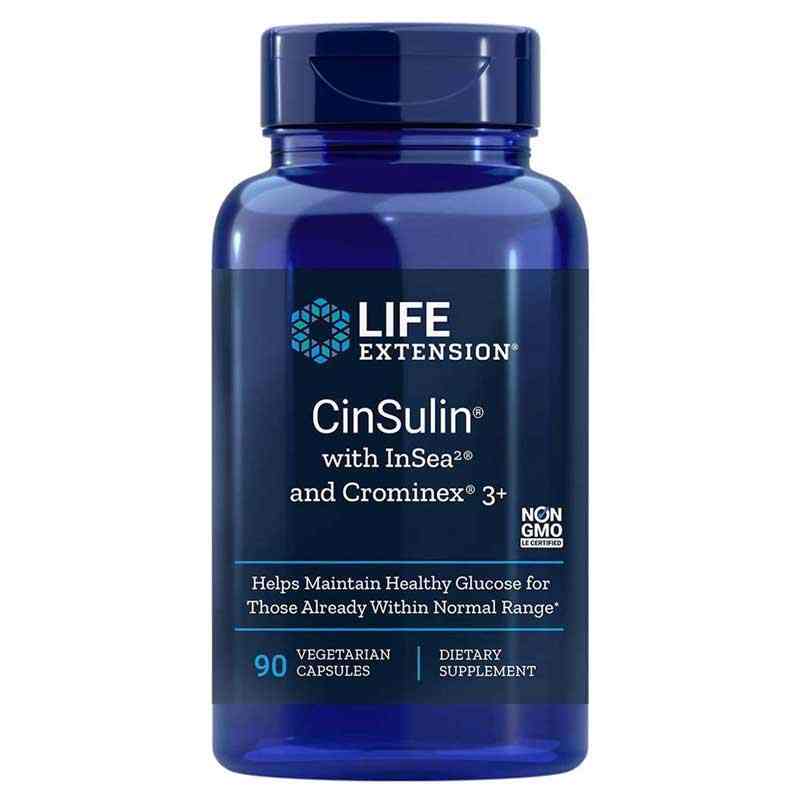 CinSulin with InSea & Crominex 3+, by Life Extension