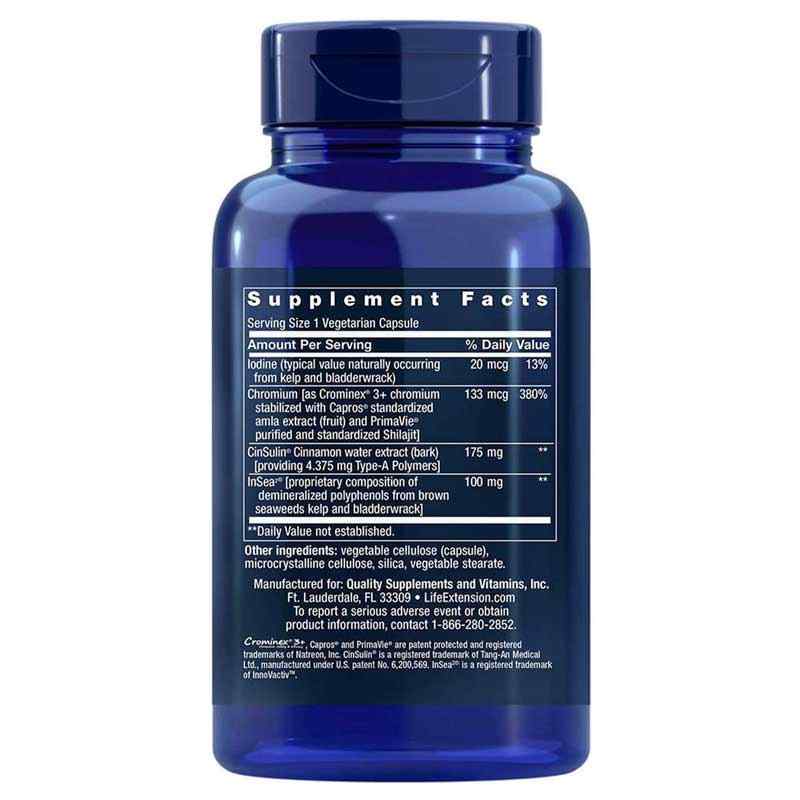 CinSulin with InSea & Crominex 3+, by Life Extension, image #2