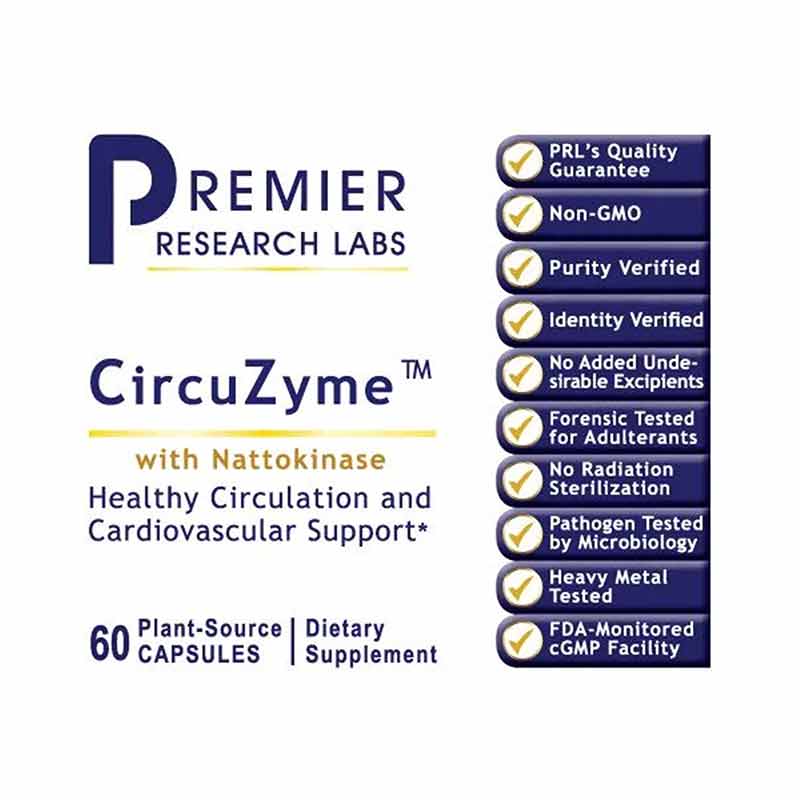 CircuZyme Circulation Support, by Premier Research Labs, image #2