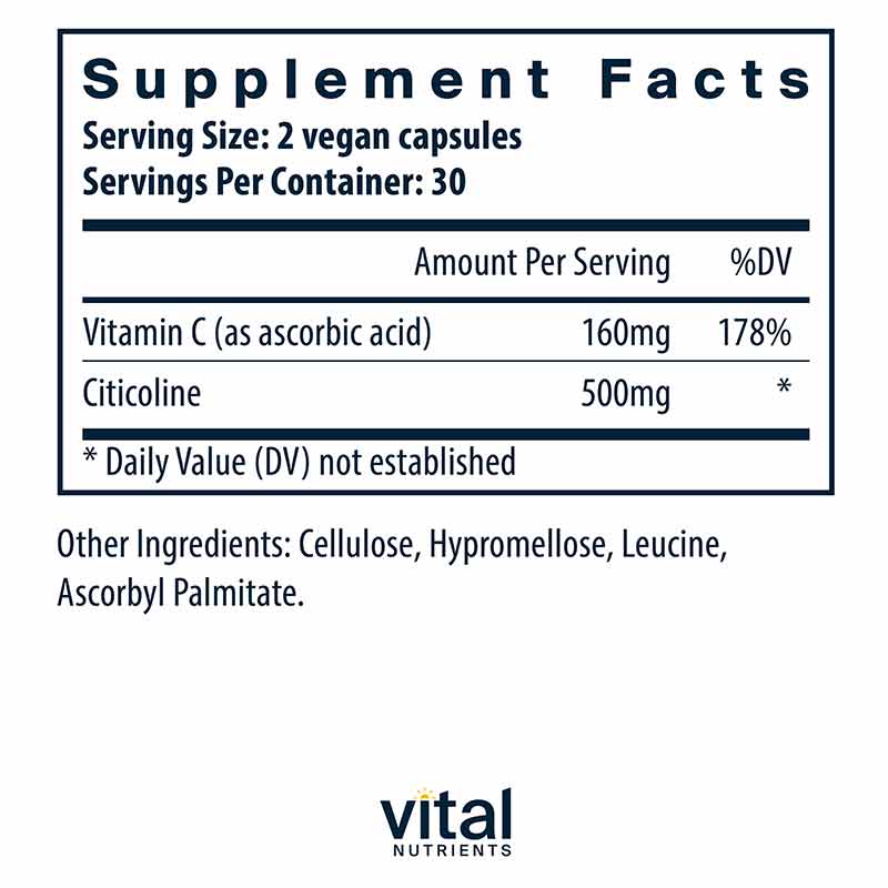 Citicoline Cognizin 250 Mg, by Vital Nutrients, image #4