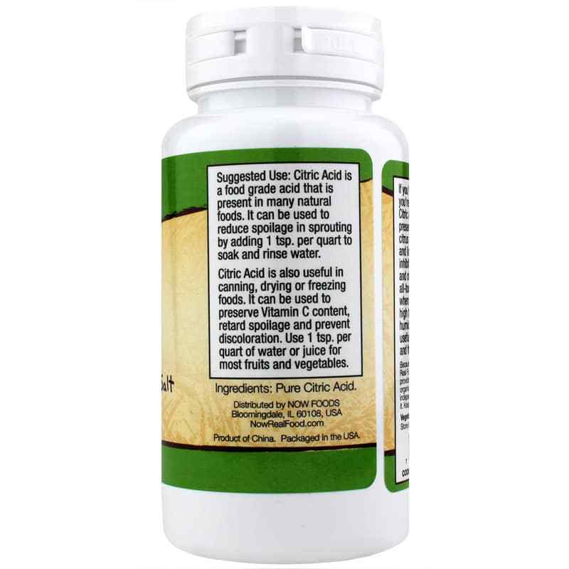 Citric Acid Sprouting Aid, 4 Oz, by NOW Foods, image #2