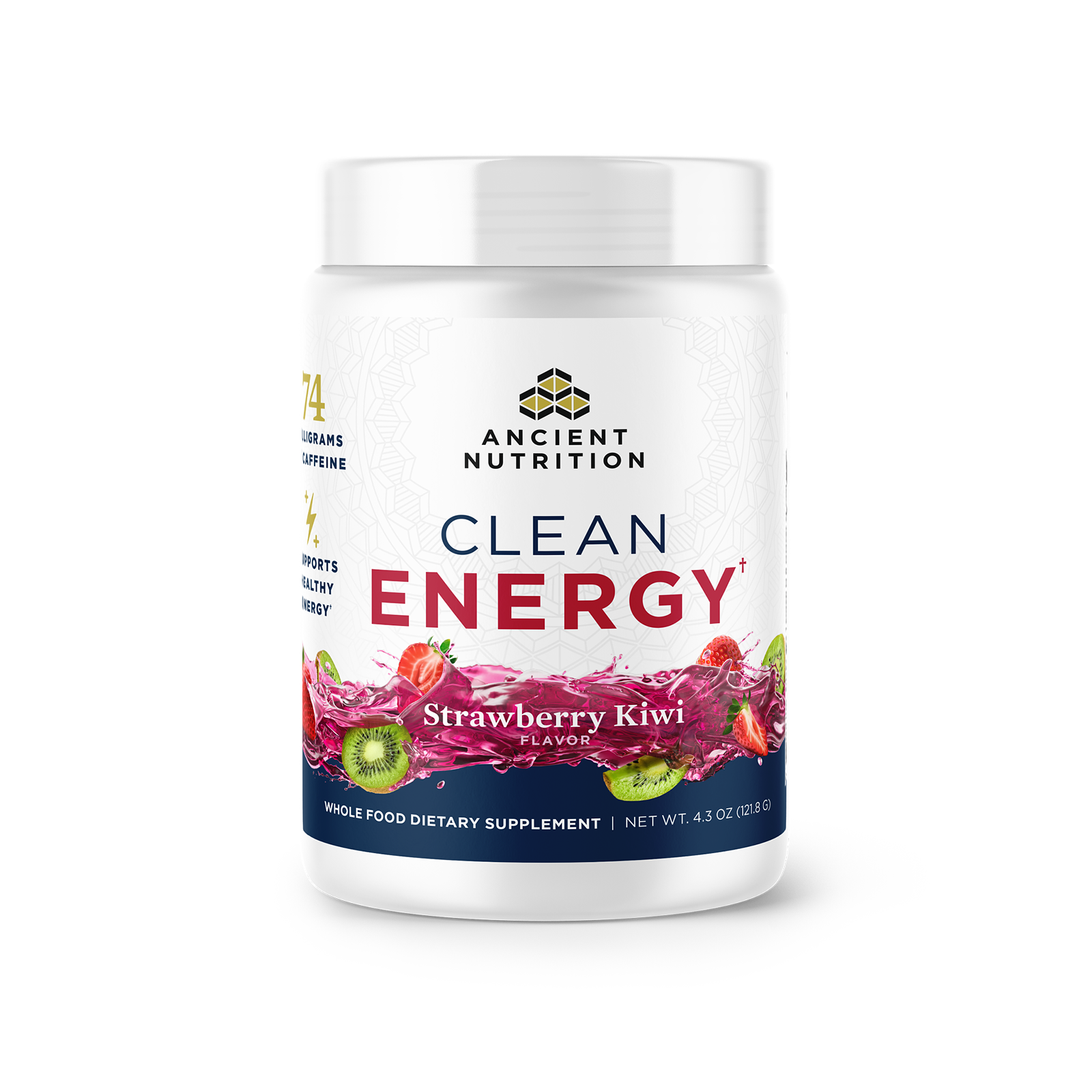Clean Energy, Strawberry Kiwi, 30 Servings, by Ancient Nutrition