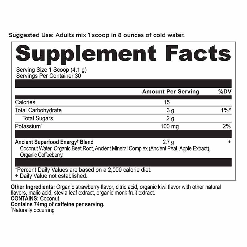 Clean Energy, Strawberry Kiwi, 30 Servings, by Ancient Nutrition, image #4