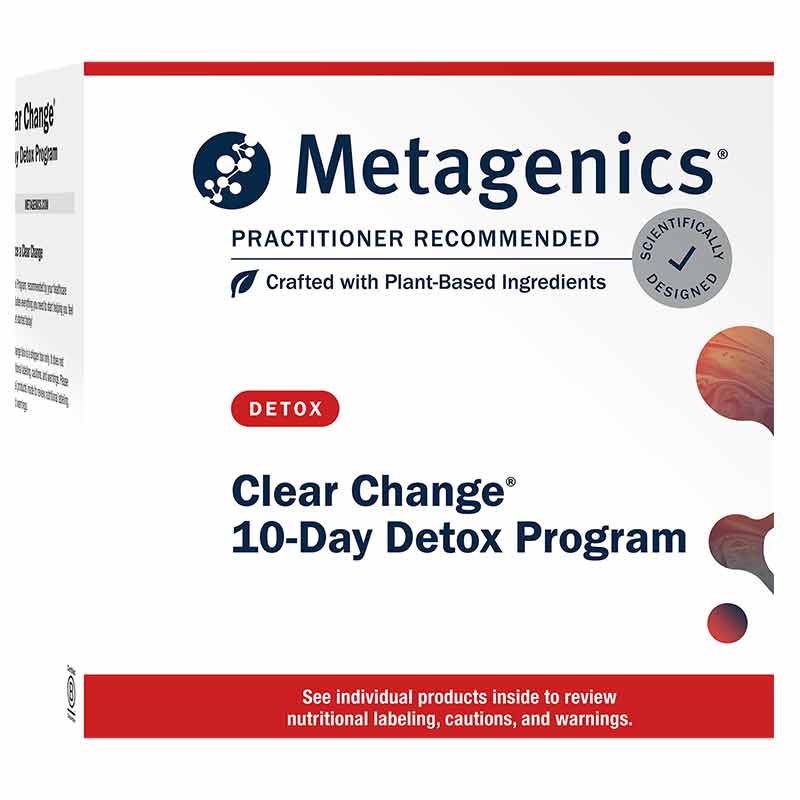 Clear Change 10-Day Detox Program with UltraClear Plus pH, Pineapple Banana, 10 Servings, by Metagenics