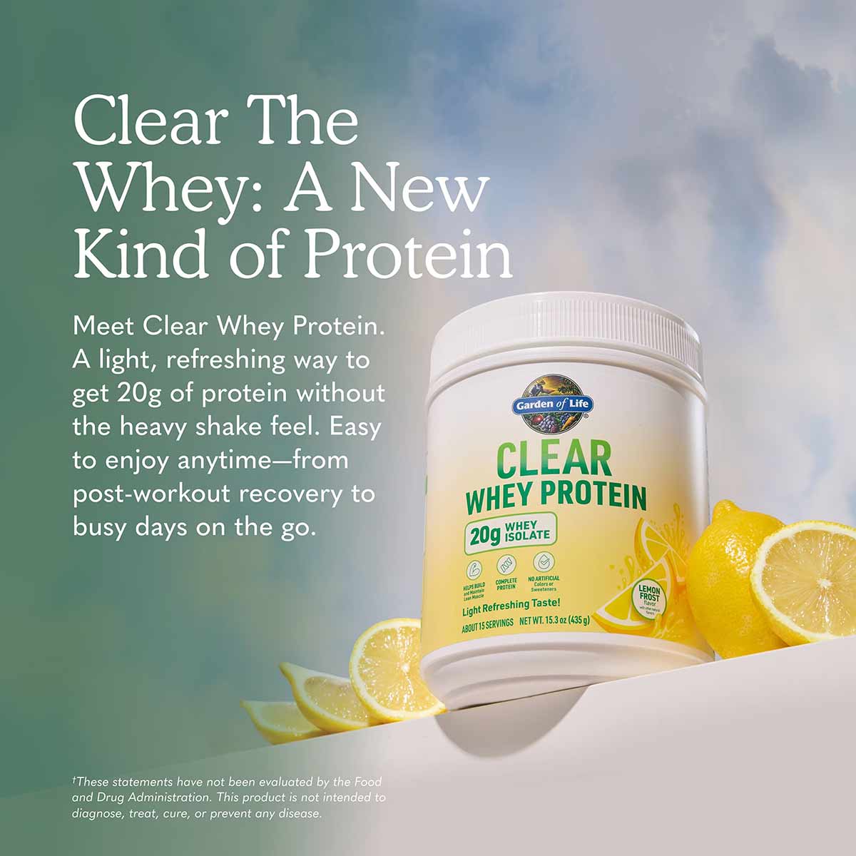 Clear Whey Protein, by Garden of Life