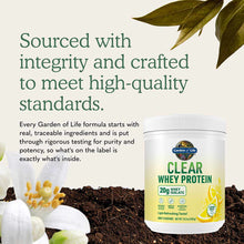 Clear Whey Protein, by Garden of Life