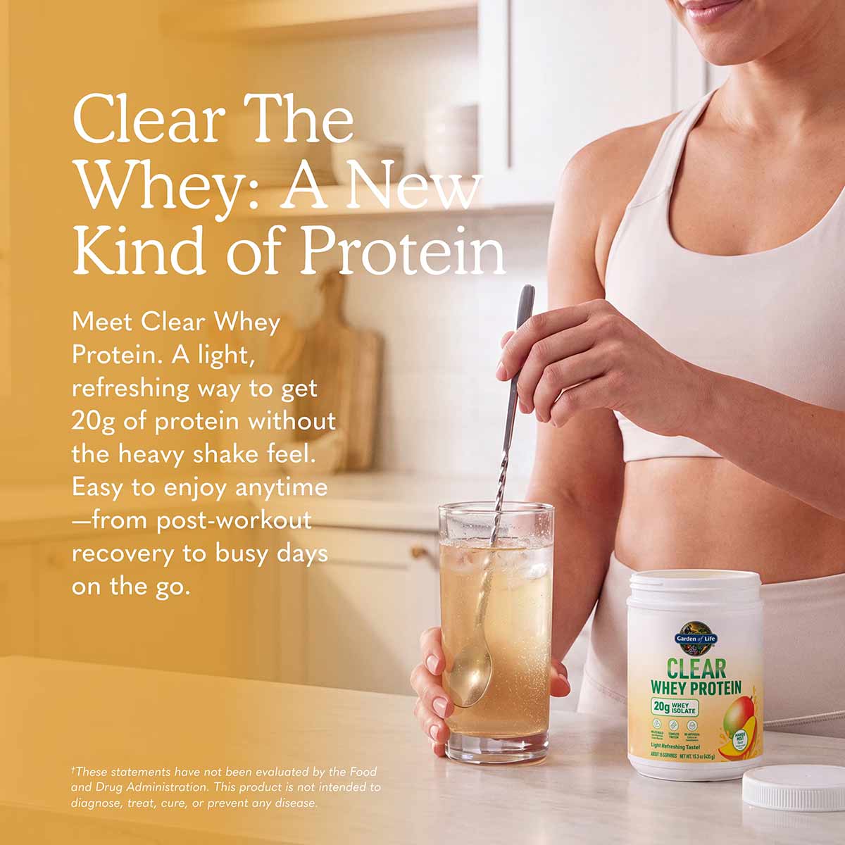 Clear Whey Protein, by Garden of Life