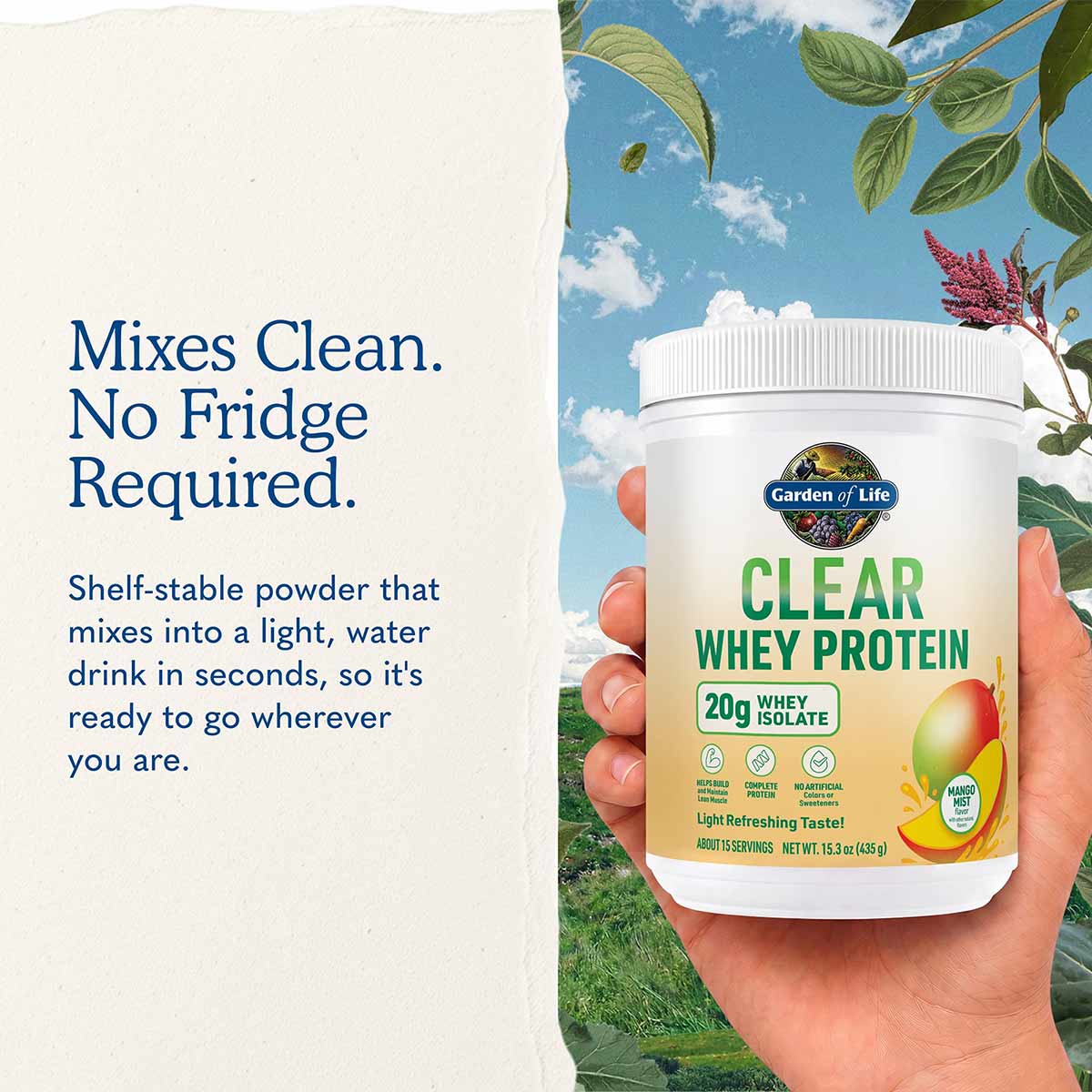 Clear Whey Protein, by Garden of Life