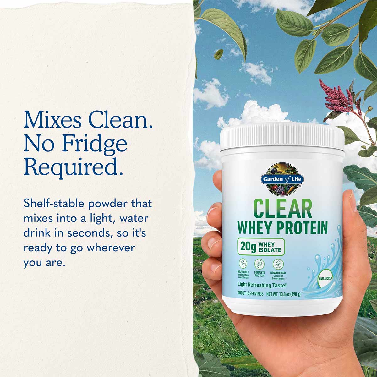 Clear Whey Protein, by Garden of Life
