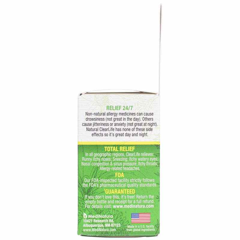 ClearLife Extra Strength Allergy Tablets, by MediNatura, image #4