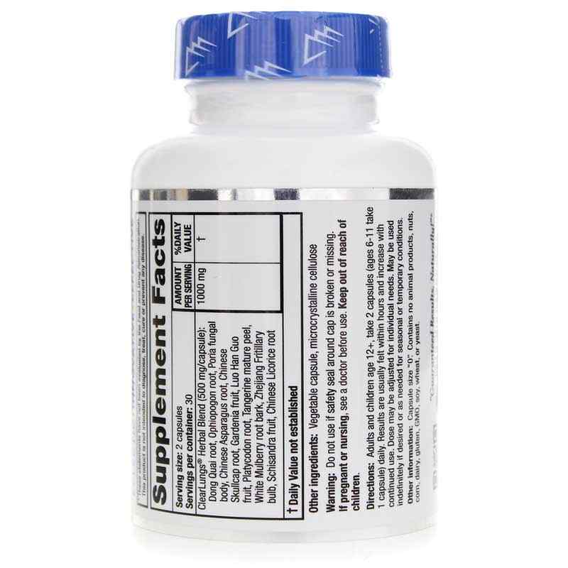 ClearLungs Classic, 60 Vegan Capsules, by Ridgecrest Herbals, image #2