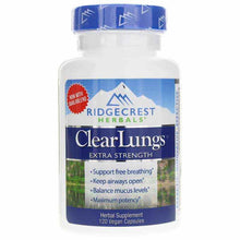 ClearLungs Extra Strength, 120 Vegan Capsules, by Ridgecrest Herbals