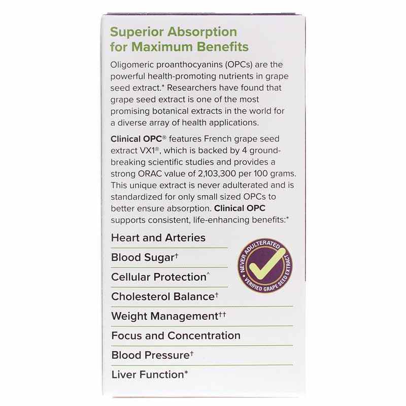 Clinical OPC Extra Strength French Grape Seed Extract, by Terry Naturally, image #3