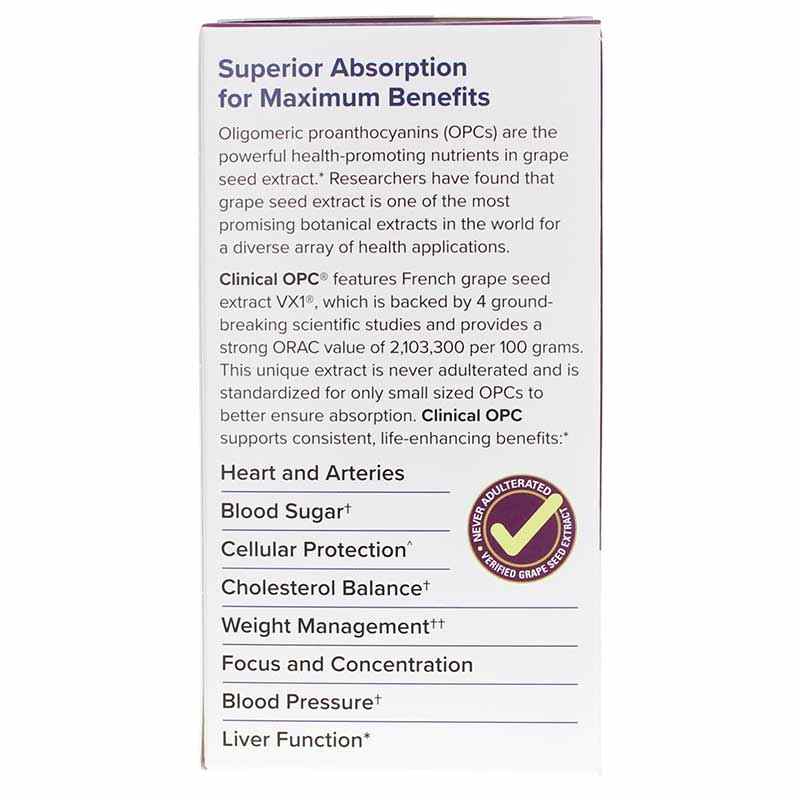 Clinical OPC French Grape Seed Extract, by Terry Naturally, image #3