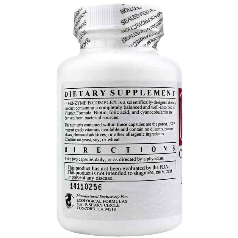 Co-Enzyme B Complex, by Ecological Formulas, image #3