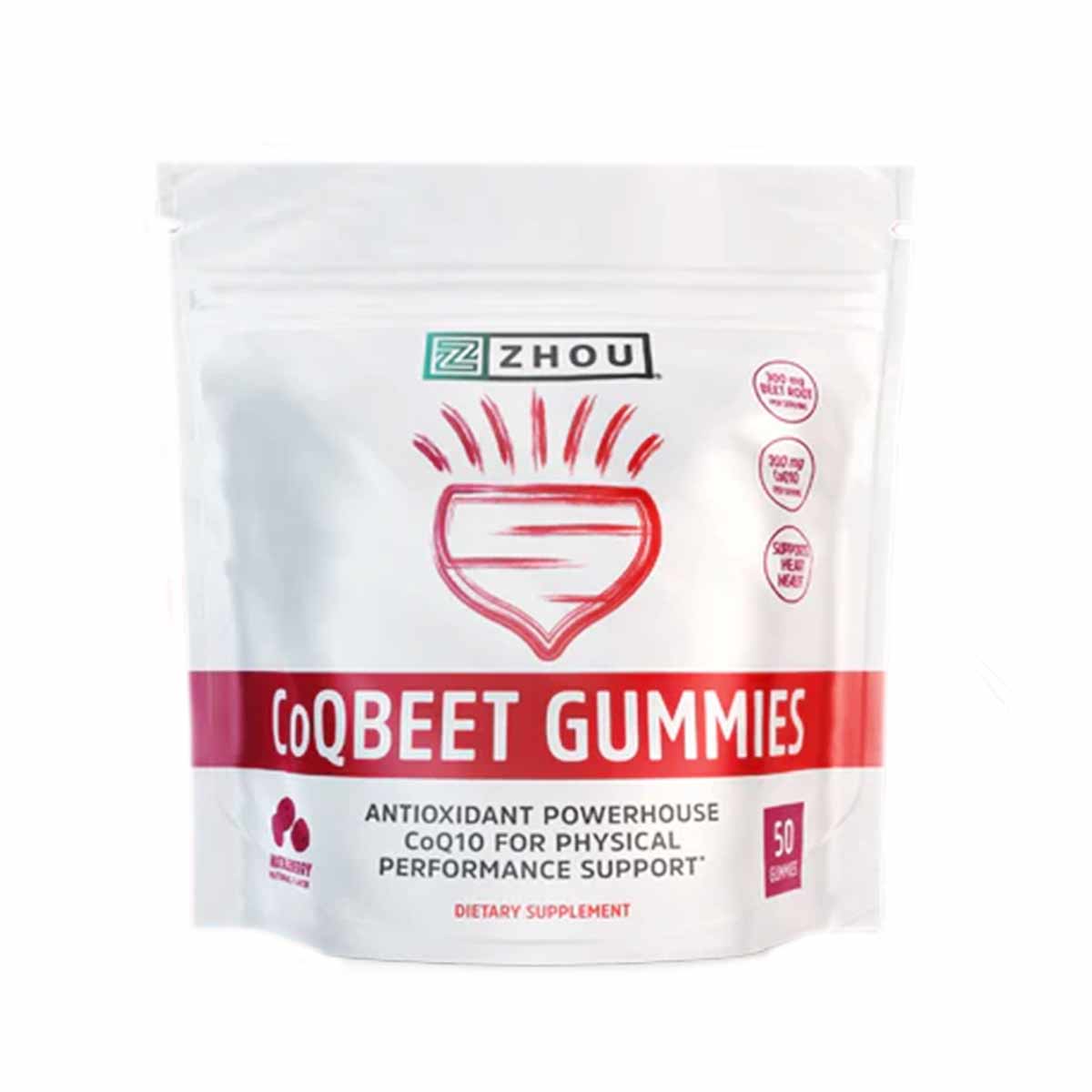 CoQBeet Gummies, by Zhou Nutrition