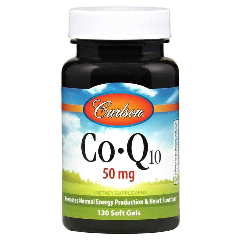 Co-Q10 50 Mg, 120 Softgels, by Carlson Labs