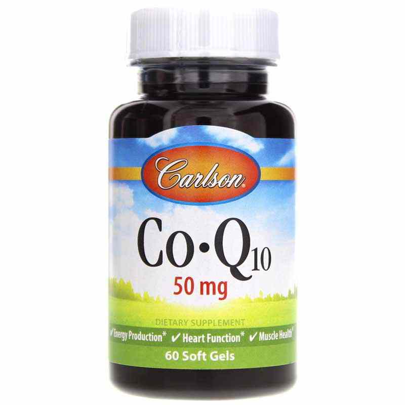 Co-Q10 50 Mg, 60 Softgels, by Carlson Labs