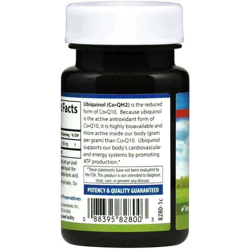 Co-QH 100 Mg Ubiquinol, 60 Softgels, by Carlson Labs, image #3