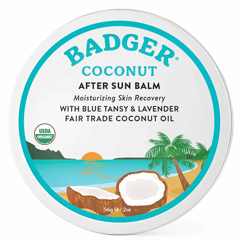 Coconut After Sun Balm, by Badger