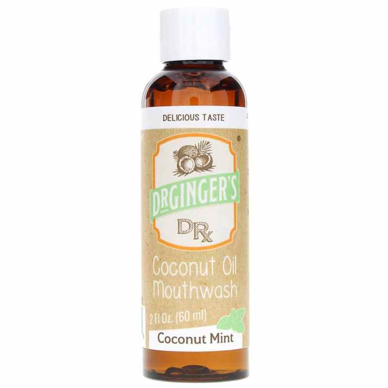 Coconut Oil Mouthwash, 2 Oz, by Dr. Gingers