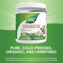 Coconut Oil Organic Extra Virgin, 32 Oz, by Natures Way, image #4