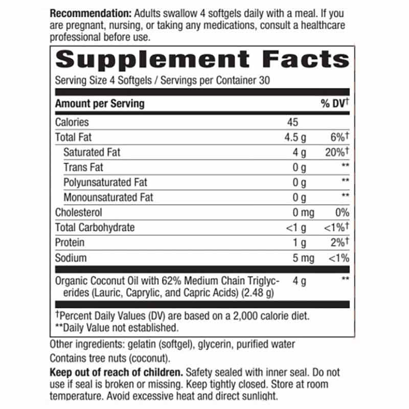 Coconut Oil Pure Extra Virgin, by Natures Way, image #2