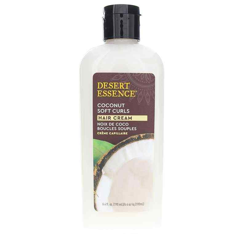 Coconut Soft Curls Hair Cream, by Desert Essence