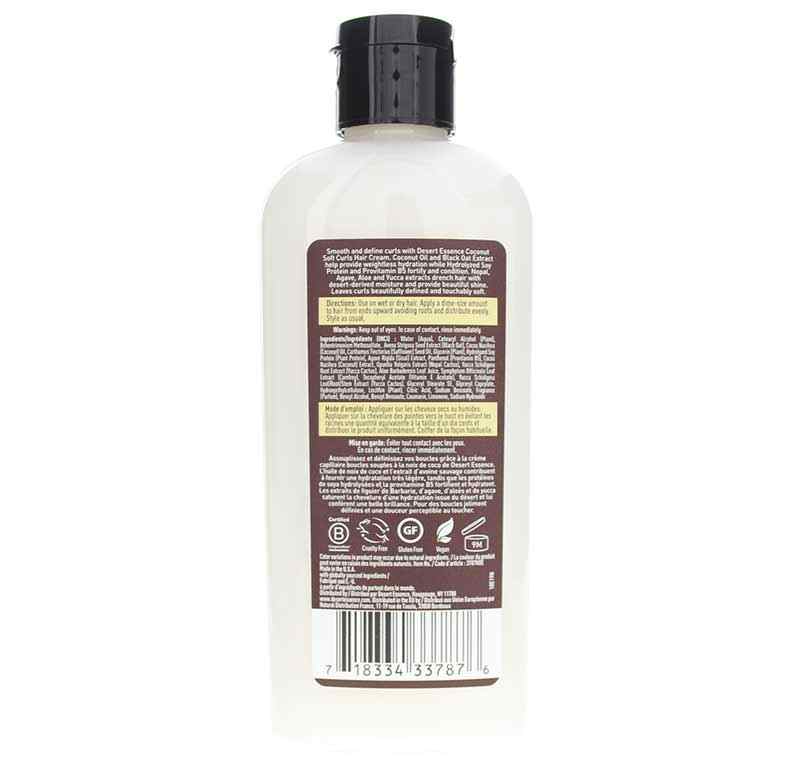 Coconut Soft Curls Hair Cream, by Desert Essence, image #2