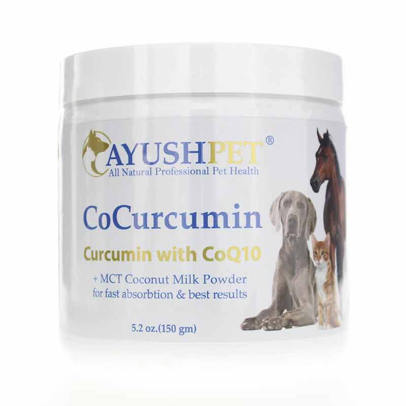 CoCurcumin for Pets with CoQ10, by Ayush Herbs