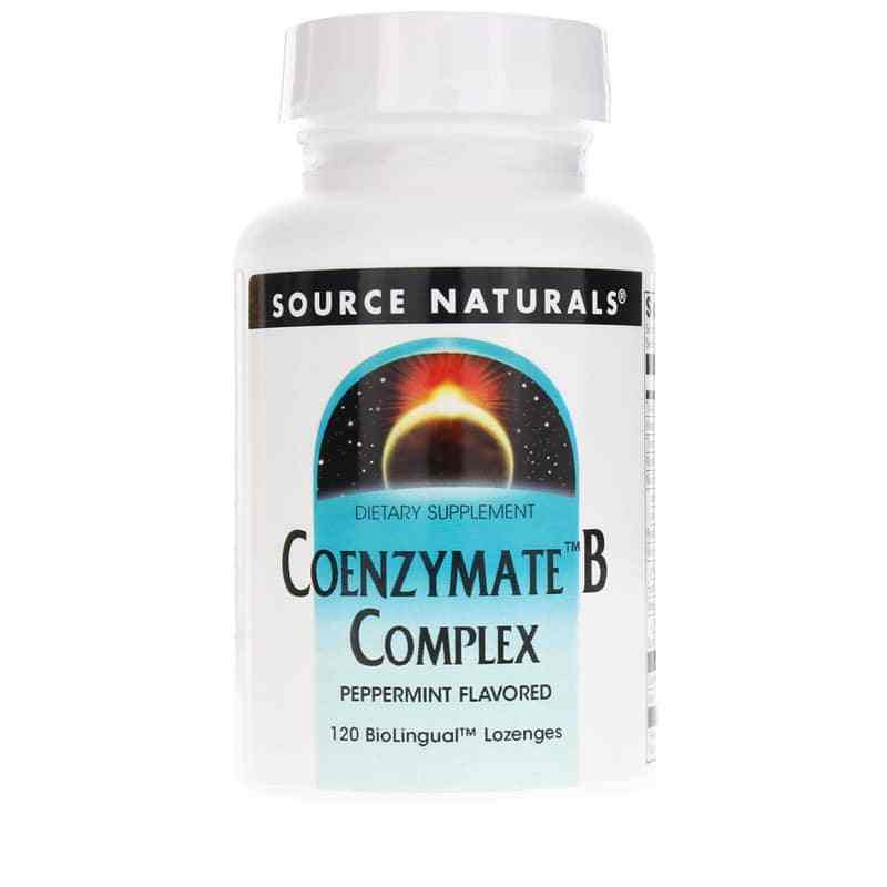 Coenzymate B Complex, Peppermint, 120 Lozenges, by Source Naturals