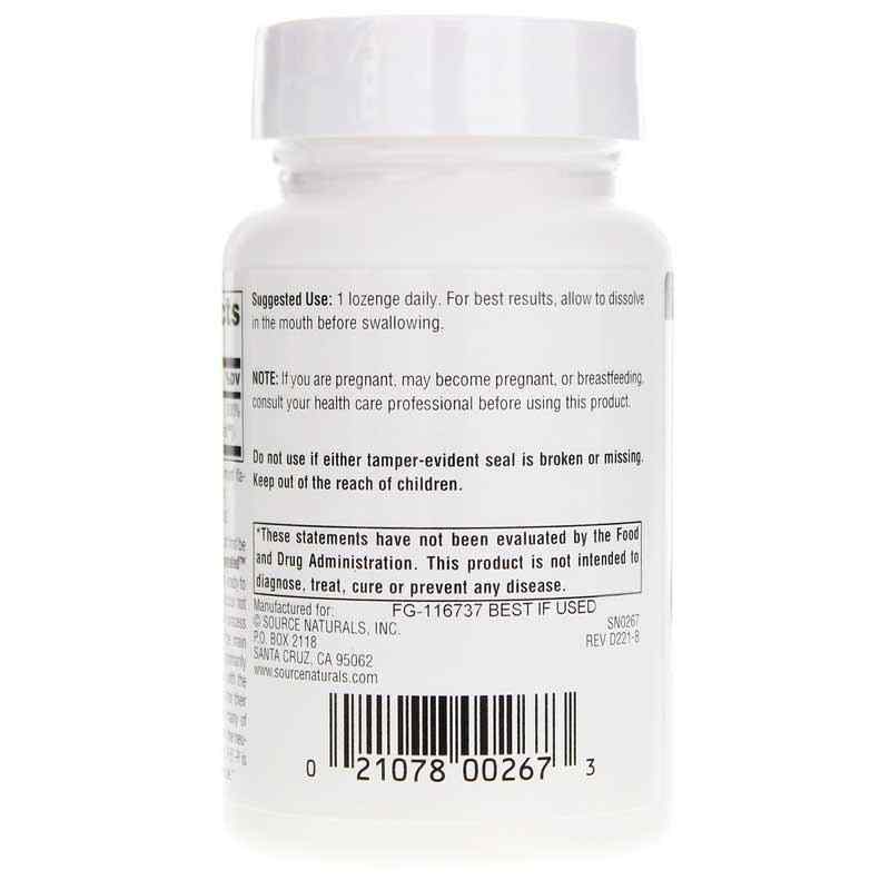 Coenzymated B-6 25 Mg, 120 Lozenges, by Source Naturals, image #3