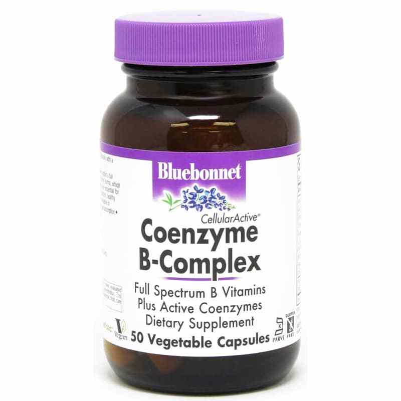 Coenzyme B-Complex, 50 Veg Capsules, by Bluebonnet