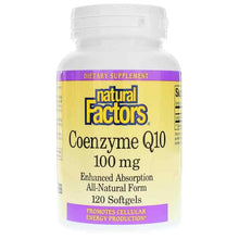 Coenzyme Q10 100 Mg, 120 Softgels, by Natural Factors